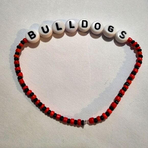 Custom Georgia Bulldogs College Football Bracelet - Picture 1 of 2